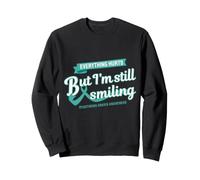 Tout Fait Mal, Toujours Souriant Myasthenia Gravis Sweatshirt