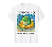 Tout ira bien ou mal selon Frog Meme Womens T-Shirt