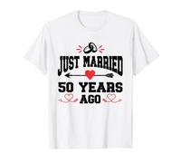 Tout juste marié il y a 50 ans | 50e anniversaire de mariage T-Shirt