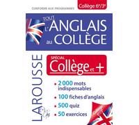 Collectif – Tout l'anglais au collège – 6e/3e – Broché