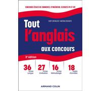 Tout l'anglais aux concours - 3e éd Concours écoles de commerce ,d'ingénieur, sciences Po et IEP - Eddy Chevalier - Armand Colin - broché - Scolaire / Universitaire