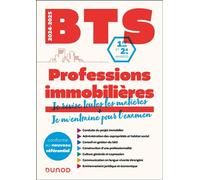 Tout le BTS Professions immobilières - Nouveau programme - 2024-2025 - Examens 2026 1re et 2e années - Muriel Mestre Mahler - Dunod - broché - Scolaire / Universitaire