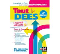 Tout le DEES en fiches mémos - Diplôme d'état Educateur spécialisé - 3e édition - Révision Prisilla Benchimol (Auteur), Henry, Jean-Baptiste (Auteur), Mariame Sow (Auteur), Jean-Pierre Vesin (Auteur)