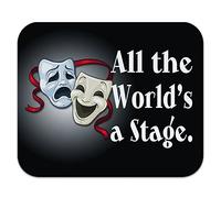 Tout le monde & # 39 ; S A Stage Masques Comédie Tragédie dramatique - Action Théâtre Cinéma Tapis de souris Tapis de souris