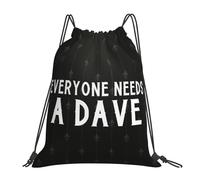 Tout Le Monde A Besoin D'Un Dave Unisexe Sacs De Sport Résistant Gym Sack Étanche Sac À Cordon Pour Natation Gymnastique Piscine