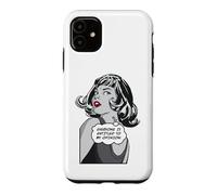 Tout Le Monde a Droit à Mon Opinion Sarcastic Pop Art Girl Coque pour iPhone 11