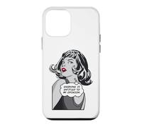 Tout Le Monde a Droit à Mon Opinion Sarcastic Pop Art Girl Coque pour iPhone 12 Mini