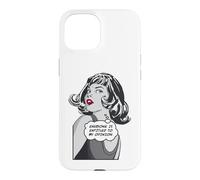 Tout Le Monde a Droit à Mon Opinion Sarcastic Pop Art Girl Coque pour iPhone 15