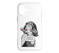 Tout Le Monde a Droit à Mon Opinion Sarcastic Pop Art Girl Coque pour iPhone 16 Plus