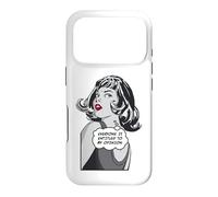 Tout Le Monde a Droit à Mon Opinion Sarcastic Pop Art Girl Coque pour iPhone 17 Pro