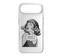 Tout Le Monde a Droit à Mon Opinion Sarcastic Pop Art Girl Coque pour iPhone Air