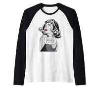 Tout Le Monde a Droit à Mon Opinion Sarcastic Pop Art Girl Manche Raglan
