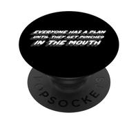 Tout Le Monde a Un Plan jusqu'à ce qu'ils entrent dans la Bouche | Boxe PopSockets PopGrip Adhésif