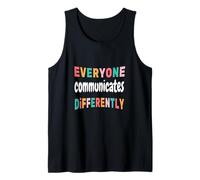 Tout Le Monde communique différemment Besoins spéciaux Débardeur