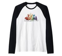 Tout Le Monde Compte ! Animaux Arc-en-Ciel Diversité Manche Raglan
