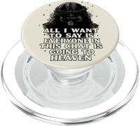 Tout Le Monde dans ce Chat va au Paradis PopSockets PopGrip pour MagSafe