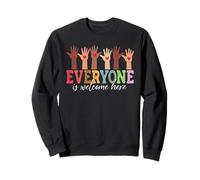 Tout le monde est bienvenu ici Soutenez l'égalité des enseignants de l'Idaho Sweatshirt