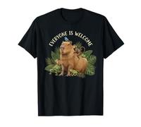 Tout Le Monde est Le bienvenu Capybara Jungle Harmony T-Shirt