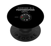 Tout Le Monde est Photographe jusqu'à ce Que Le Manuel de Photographie Amusant PopSockets PopGrip Adhésif