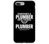 Tout Le Monde est Un Plombier jusqu'à ce Que Le Vrai Plombier apparaisse Coque pour iPhone 7 Plus/8 Plus