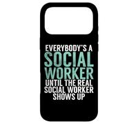 Tout Le Monde est Un travailleur Social jusqu'à ce Que Le véritable travailleur Social Coque pour iPhone 17 Pro Max