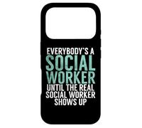 Tout Le Monde est Un travailleur Social jusqu'à ce Que Le véritable travailleur Social Coque pour iPhone 17 Pro