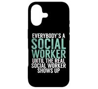 Tout Le Monde est Un travailleur Social jusqu'à ce Que Le véritable travailleur Social Coque pour iPhone 17