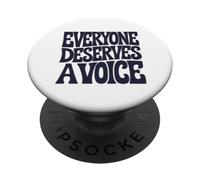 Tout Le Monde mérite Une Voix PopSockets PopGrip Adhésif