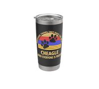 Tout le monde pense qu'ils ont le meilleur amateur de chiens Cheagle Gobelet isotherme en acier inoxydable double paroi