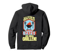 Tout Le Monde se détend dans Le Jardin, Papa Doit Griller Sweat à Capuche