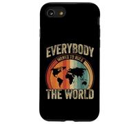 Tout Le Monde Veut gouverner Le Monde Vintage Coque pour iPhone SE (2020) / 7/8