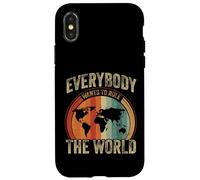 Tout Le Monde Veut gouverner Le Monde Vintage Coque pour iPhone X/XS