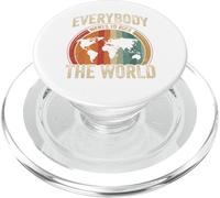 Tout Le Monde Veut gouverner Le Monde Vintage PopSockets PopGrip pour MagSafe