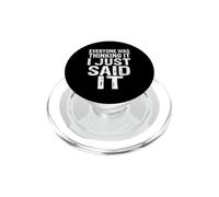 Tout Le Monde y pensait, Je Viens de Le dire PopSockets PopGrip pour MagSafe