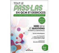 Tout le PASS & LAS en QCM et exercices 2026-2027 Tout le tronc commun du parcours Acces Santé - Alexandre Fradagrada - Ediscience - broché - Scolaire / Universitaire