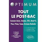 Tout le post-bac : Concours accès, sésame, ESG, atout+3, pass, prism, team, ecricome bachelor