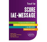 Tout le Score IAE-Message