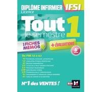Tout le semestre 1 en fiches mémos - DEI IFSI - 6e édition - Révision et entraînement