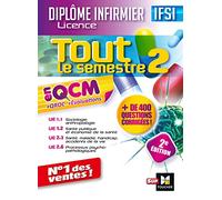 Tout le semestre 2 en QCM - QROC et évaluations IFSI - 2e édition