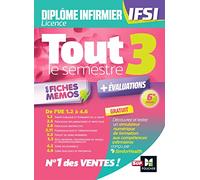 Tout le semestre 3 en fiches mémos - DEI IFSI - 6e édition - Révision et entraînement
