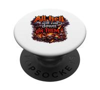 Tout l'enfer va pleuvoir sur eux. PopSockets PopGrip Adhésif