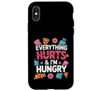 Tout me Fait Mal et J'Ai Faim Une Envie Amusante de Nourriture réconfortante Coque pour iPhone X/XS