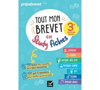 Sophie André – Tout mon brevet 2026 (3e) – Studyfiches : fiches visuelles & quiz – Broché
