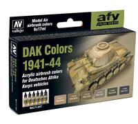 Tout Neuf Vallejo Jeu de Couleurs, Allemagne Afrique Corps, 6x17ml Article 71207