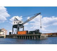 Tout Neuf Walthers Échelle H0 1:87 Pier avec Grue Article : 933-3067