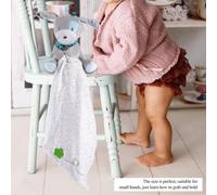 Tout-petit bébé couverture de serviette de sécurité enfant dommages coton peluche Set Cartoon Animal Doll chien