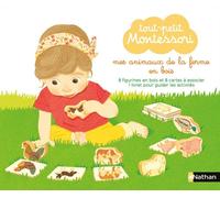 Tout-petit Montessori : mes animaux de la ferme en bois