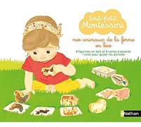 Delphine Roubieu – Tout-petit Montessori : Mes animaux de la ferme en bois – Dès 15 mois – Nathan