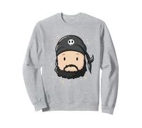 Tout-Petit Pirate avec Foulard Pirate Sweatshirt