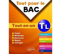 Tout pour le Bac. Toutes matières. Terminale L - Eric Janin - Ellipses - broché - Scolaire / Universitaire